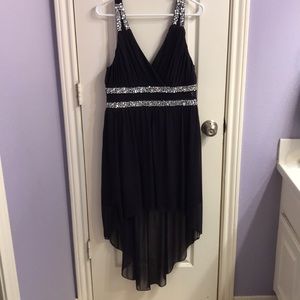 Dark purple formal dress